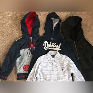 Oshkosh Mixed Lot Of 4 Jackets Ralph Lauren